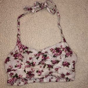 Floral crop top